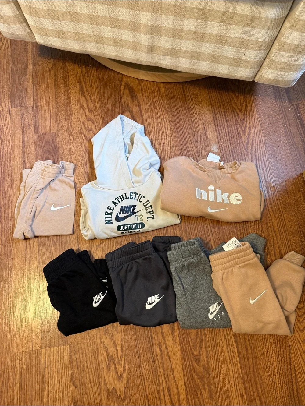 Nike Baby Bundle - Soft Athletic Bottoms and sweatshirt